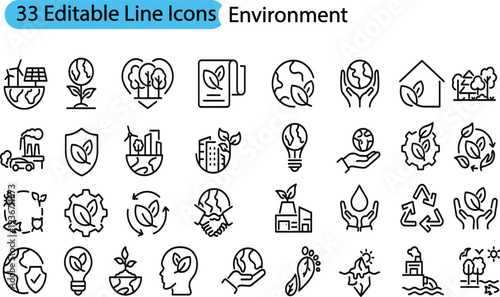 Problem solving and solution with user working on laptop next to gear icon, a flat line vector design concept