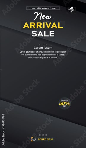 New Sale for promotion instagram stories and social media post template