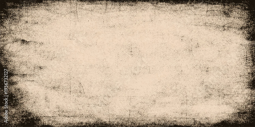 Aged vintage brown parchment with a stained grunge paper texture and worn antique pattern for a rough sepia retro background