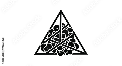 Gemini said

3D pyramid glass icon with oil and water drops on an abstract background vector illustration for vitamin juice food business card design