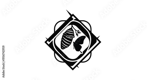 Gemini said

Black and white tribal tattoo design featuring a butterfly illustration with elegant wings and floral nature elements for a beautiful insect art decoration