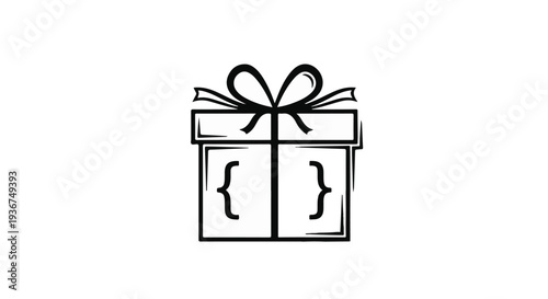 Gemini said

Red birthday gift box vector illustration with a decorative ribbon bow isolated on white for Christmas or holiday celebration surprise