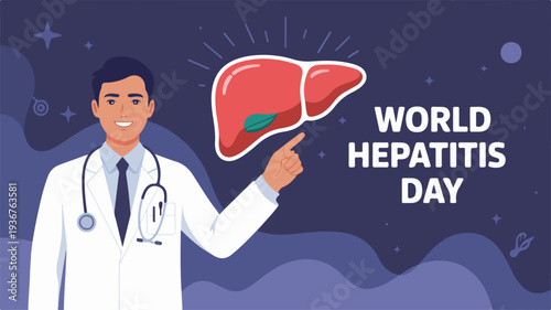 World Hepatitis Day Illustration