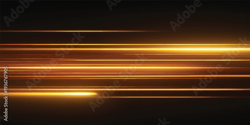 Abstract motion blur background featuring colorful light lines and a smooth digital texture design for a bright blue and orange web banner wallpaper