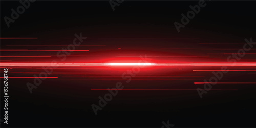 A digital art wallpaper features an abstract red background loop with glowing lines and motion waves, blending dark textures and bright light rays into a sleek, dark-toned animation design