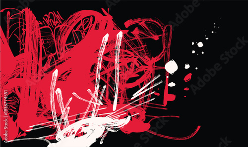 circular paint brush strokes, grunge paint element, Monochrome grunge texture. Brush strokes paint Isolated on white background, grunge brush strokes ink paint.eps