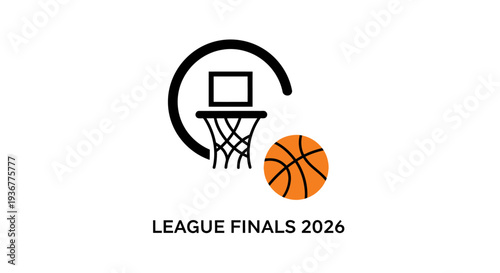 Basketball League Finals 2026 Logo Design.