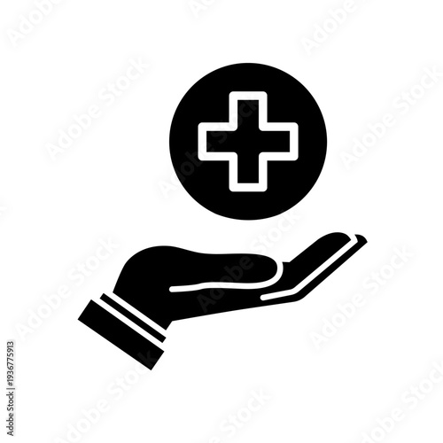 Medical icon vector. Healthcare Illustration sign. Medicine symbol or logo.