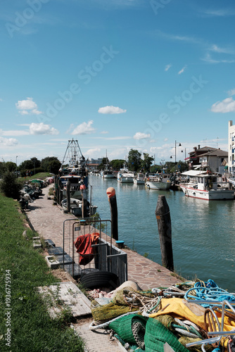 Fishing Harbor Adriatic Sea – documentary style, real world, authentic situation, natural light, genuine moment captured by human photographer, no ai