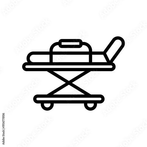 Stretcher line icon