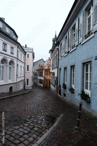 Baden-Baden Old Town Street – documentary style, real world, authentic situation, natural light, genuine moment captured by human photographer, no ai
