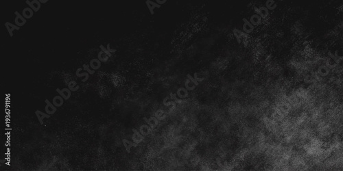 Abstract black gray wall textured background. Empty gray rusty stone or metal surface texture. Dark smoke texture. Black and white grunge wall. Light fog backgrounds. Cloud sky night. Slate surface.