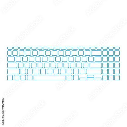 ultra thin wired computer keyboard