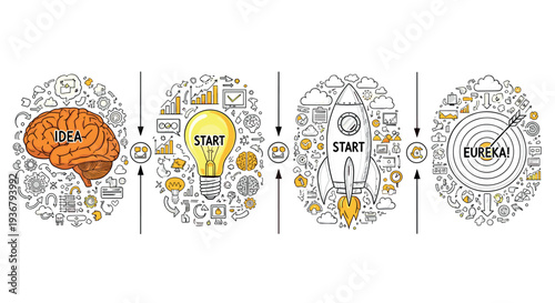 Colorful Hard Shell Travel Suitcase Collection Set with Wheels and Telescopic Handle Isolated on White Background