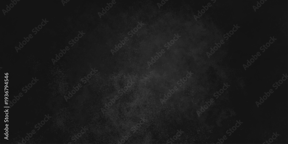 Fototapeta premium Abstract black gray wall textured background. Empty gray rusty stone or metal surface texture. Dark smoke texture. Black and white grunge wall. Light fog backgrounds. Cloud sky night. Slate surface.