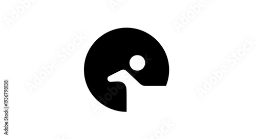 Minimalist black silhouette of a person kneeling or bowing in prayer, representing spiritual devotion, contemplation, peace, and humility.