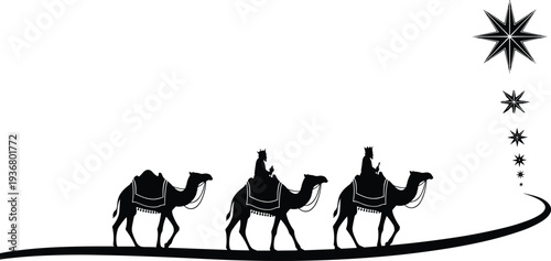 Religious Silhouette Collection, Monk, Priest, and Nun Figures, Praying with Holy Crucifix Cross Symbols, Church Architecture, Biblical Iconography, Faith, Worship, Catholic, Christian