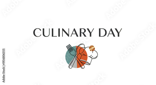 Culinary Utensils Illustration for Cooking Day.