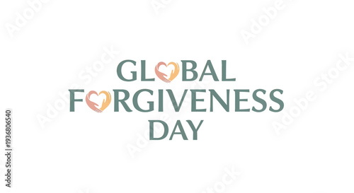 Global Forgiveness Day Logo Design Concept.