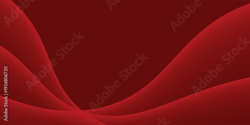 Red abstract background with dynamic shapes composition simple