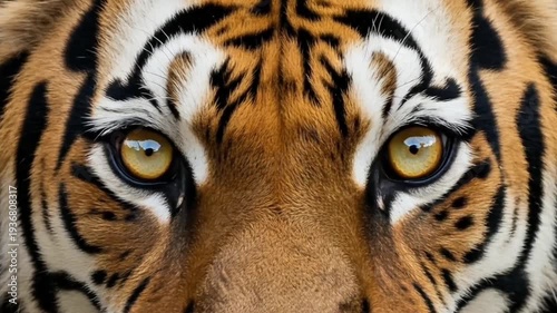 Amber Gaze - 4K Tiger Portrait for Wildlife Conservation & Luxury Branding