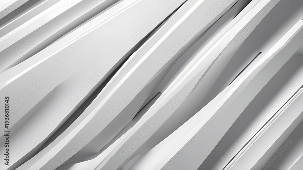 Obraz premium Abstract Monochrome Wavy Textured Surface with Smooth Curves and Dynamic Patterns in Gray