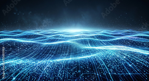 Infinite Digital Horizon — Waves of Data