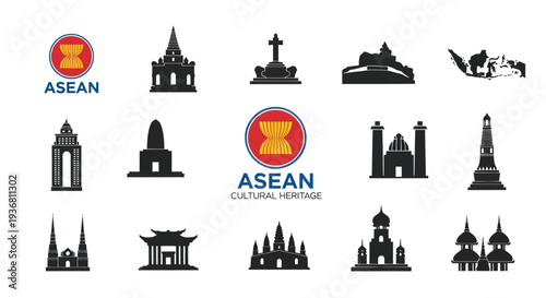 Asean Cultural Heritage Landmarks Collection: Icons of Southeast Asian Architecture and Unity