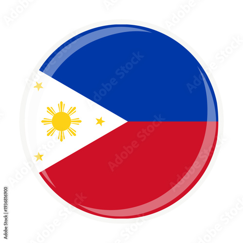 Free Download Philippines national round circle flag emblem official icon - GFXLoad