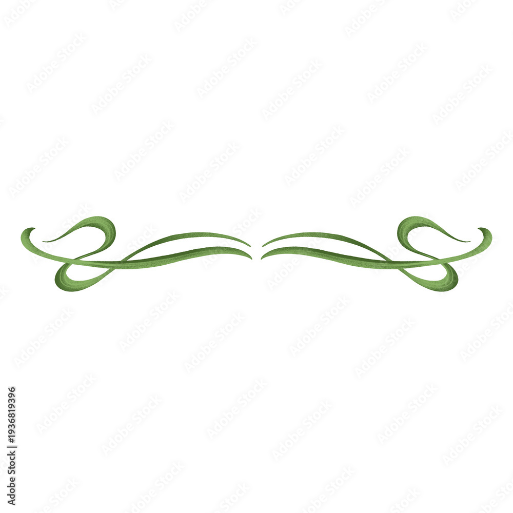 Obraz premium Floral corner element