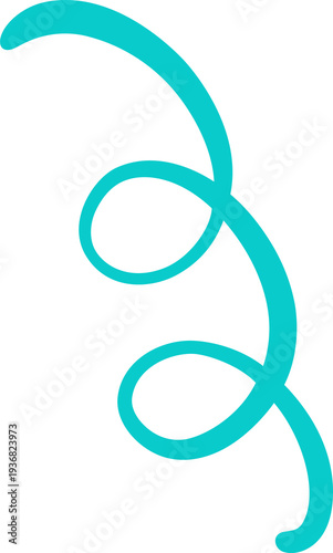Abstract blue background featuring musical notes and a 3d treble clef symbol with white lines and circles in a vector illustration design for a sound melody concept