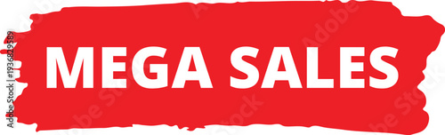 Mega Sales Promotional Banner Design