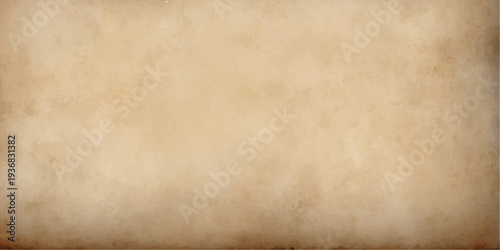 Antique worn parchment paper texture with a stained grunge design and vintage aged pattern on a brown retro wood background sheet