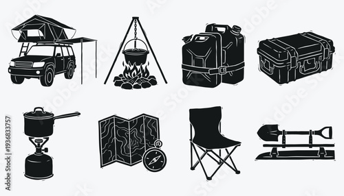 Adventure Camping Illustration Collection