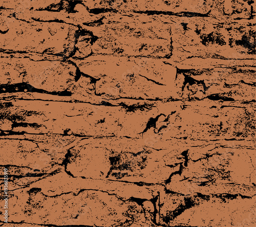 Aged brick masonry in warm sepia toned.Distressed grunge texture for rustic background, vintage labels and historical architectural design. High quality graphic with rough details