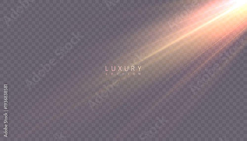 Transparent luminous elements that simulate sunlight allow you to add light effects to your designs.