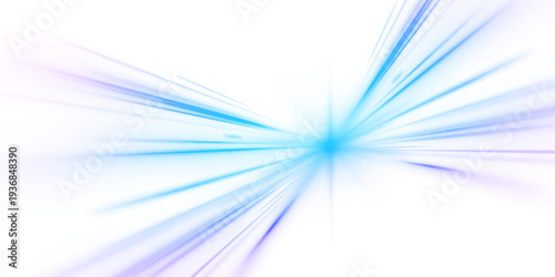 Luminous cyan waves ripple along a glowing road. Neon motion lines create a futuristic sense of travel. Ideal illustration for technology themes.