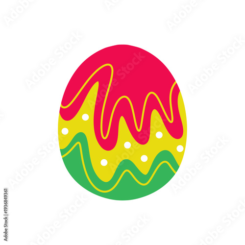 Colorful Easter egg illustrations with unique patterns. Ideal for holiday greeting cards and spring celebration designs