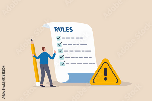 Rules and Regulations Concept