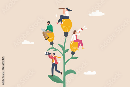 People with bright ideas