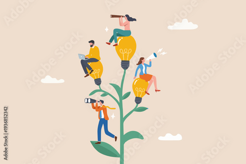 People with bright ideas