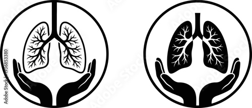 Black and white flat vector icons illustrating wireless network routers and signal connectivity