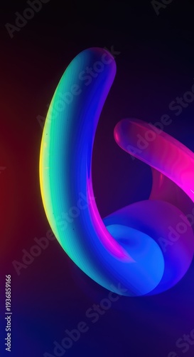 Abstract flowing vibrant neon colors mixing together creating a dynamic background texture suitable for modern design projects ,oil ,contemporary ,dynamic
