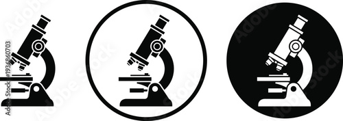 Microscope logos in various formats