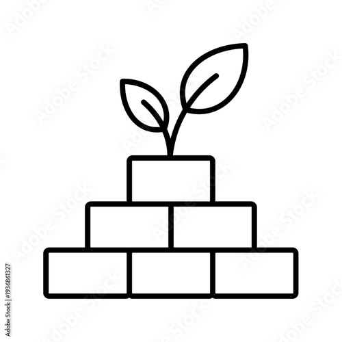 Small brick stacking up