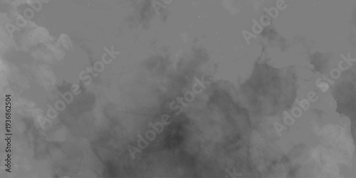Abstract Texture Background Wallpaper. Concrete wall white color for background. Abstraction, hand drawn clouds, grey colors. Seamless floral pattern, grey sky with dark black and white clouds .