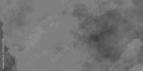 Abstract Texture Background Wallpaper. Concrete wall white color for background. Abstraction, hand drawn clouds, grey colors. Seamless floral pattern, grey sky with dark black and white clouds .