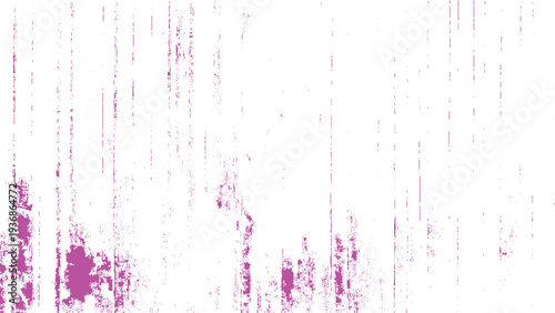Purple splatter and streaks on transparent background for design elements and visual effects