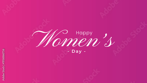 Elegant Women’s Day typography on soft pink background celebrating femininity, empowerment, and appreciation for women with stylish modern festive design.