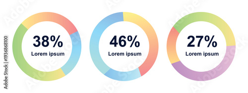 Growing graph, business chart icons. Growing graph Icon set. Diagram icon growing up symbols. Business chart with arrow. 